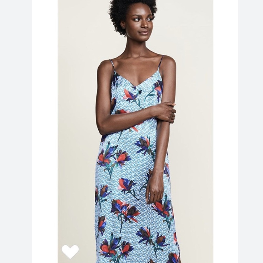 Equipment women’s size XS floral silk midi dress